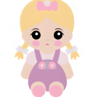 Cute Baby Doll Clipart · Creative Fabrica